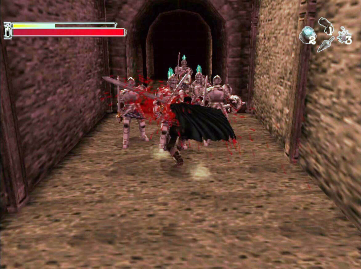 Sword of the Berserk Guts Rage - геймплей игры Sega Dreamcast